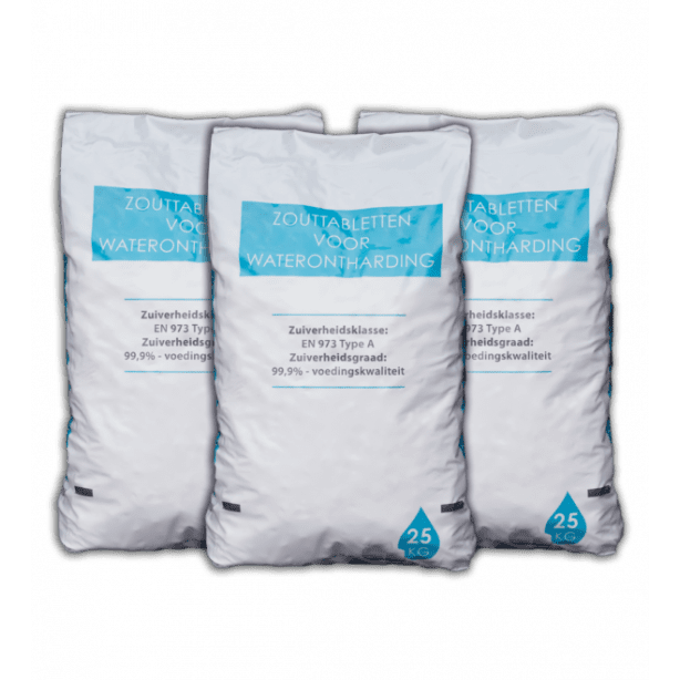 Regeneratiezout voor waterontharder 25 kg zak