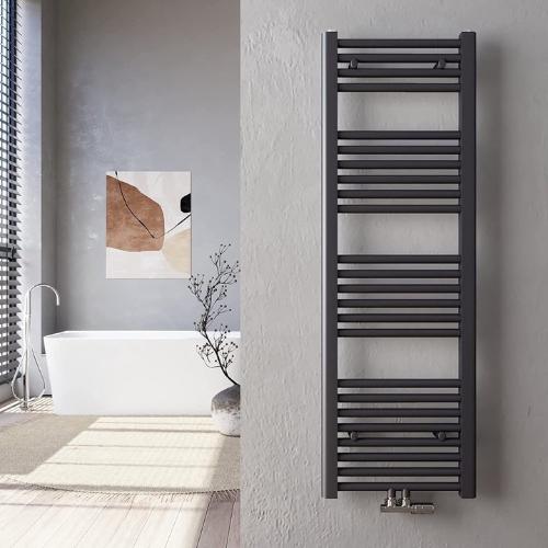 Antraciet badkamer radiator